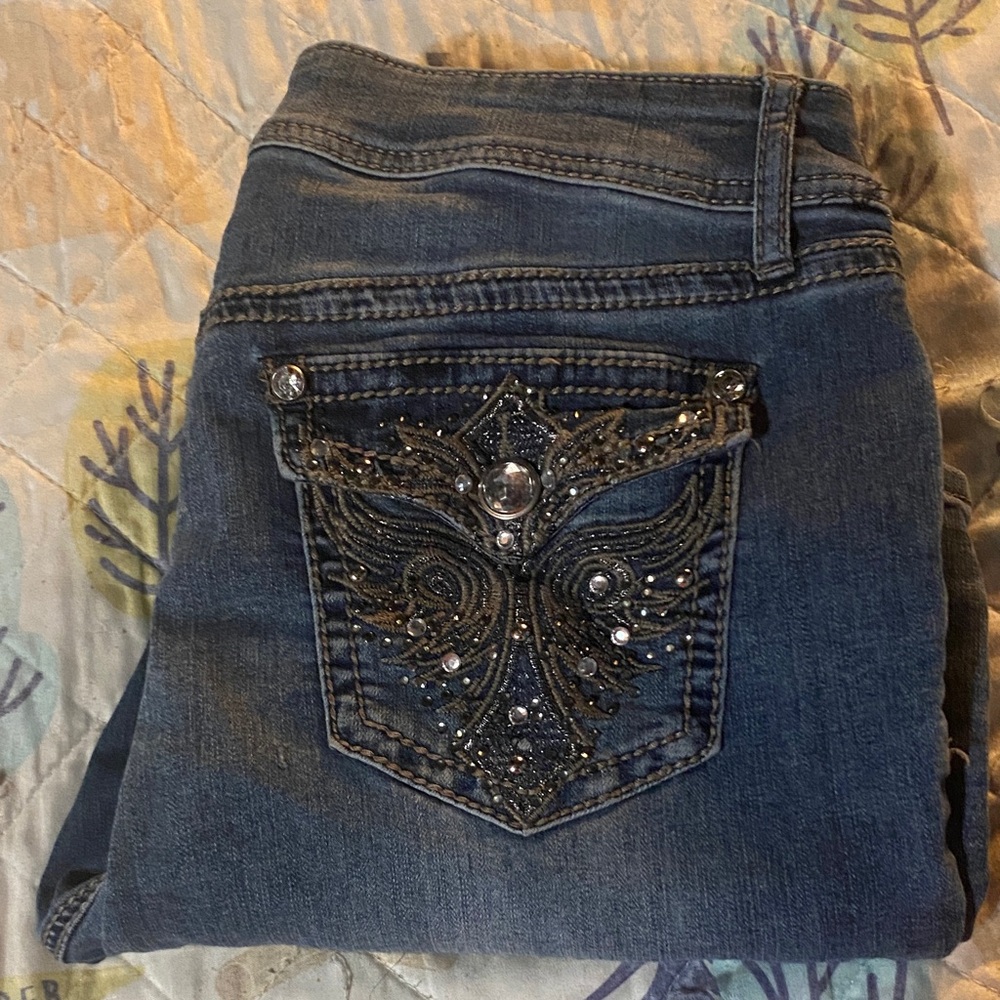 Apt 9 embellished Women's bootcut jeans